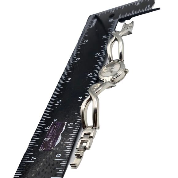 Women Watch L.E.I. Life Energy Intelligence Silver Tone Japanese Movement Analog - Picture 3 of 8